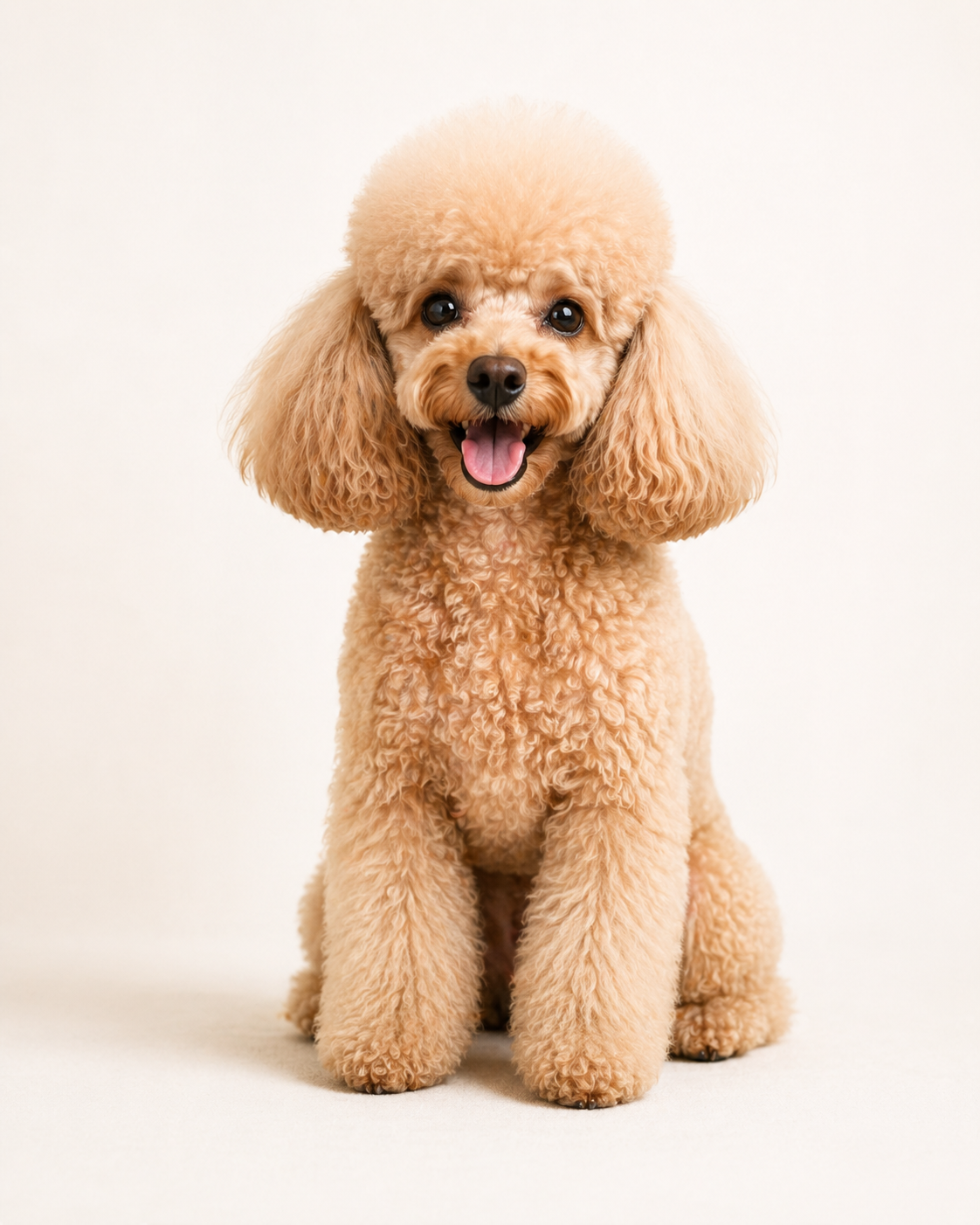 Пудель после груминга